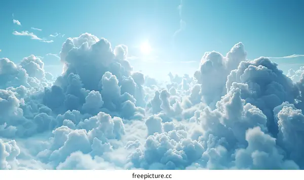 Cumulus clouds