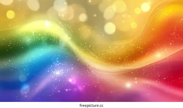 Abstract Colorful Background with Light Effects