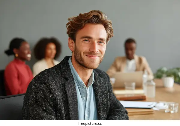 Business Meeting Portrait of Diverse Group