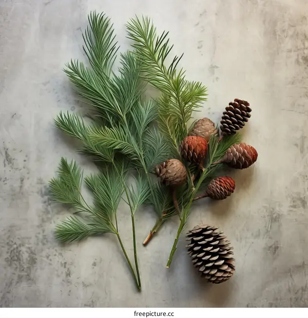 Pine and Fir Branches with Cones: Bringing Nature's Elegance Indoors
