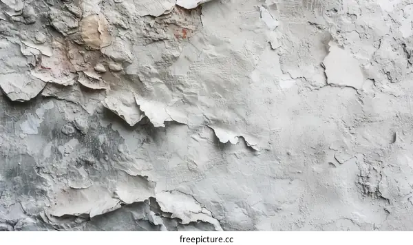 White Weathered Peeling Paint Texture