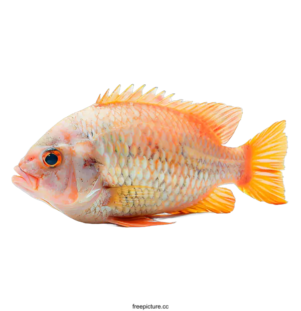 [Transparent Background PNG]Red Fish on White Background