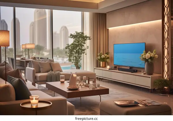 Bright and Airy Living Room With Modern Decor