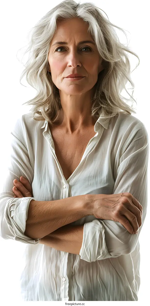 portrait of a confident senior woman