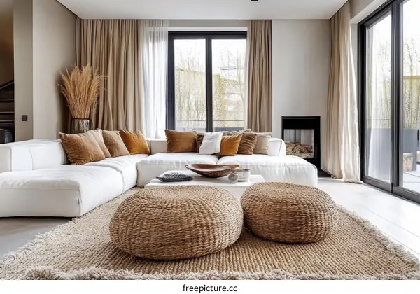 Modern Minimalist Living Room Interior Design