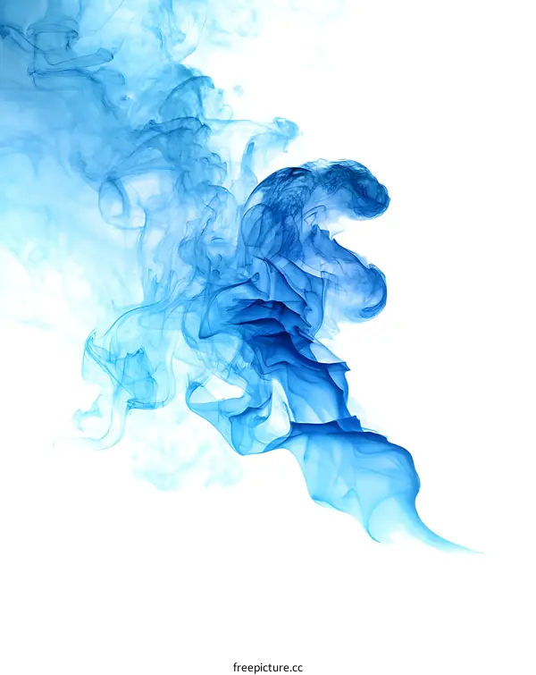 Abstract Blue Smoke Design