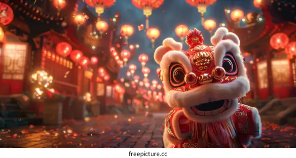 Lion dance