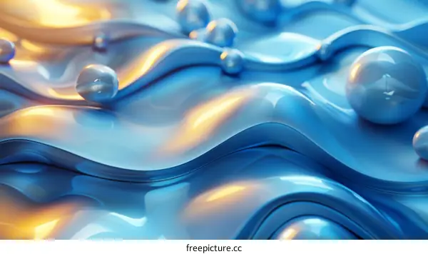 Abstract Liquid Waves and Spheres