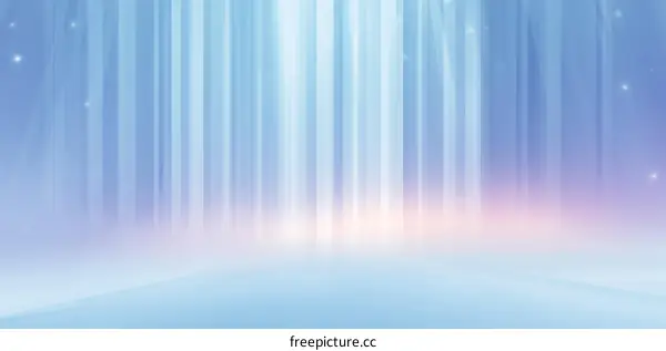 Pastel Winter Forest Illustration