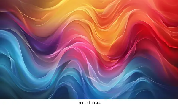 Vibrant Abstract Art Background with Bold Brushstrokes