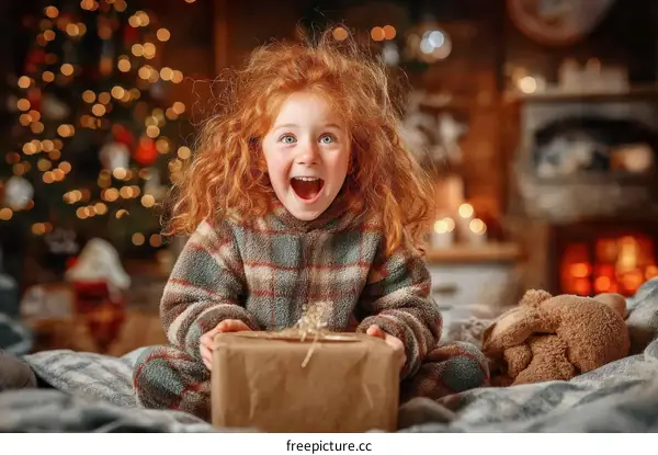 Christmas Gift Surprise for a Little Girl