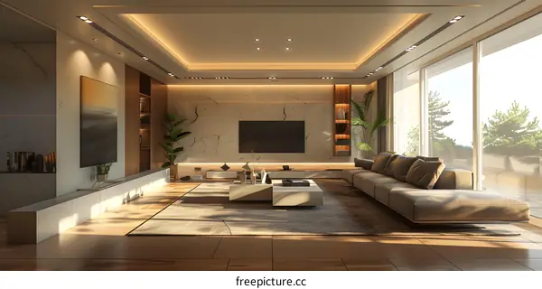 Simple and Modern Living Room