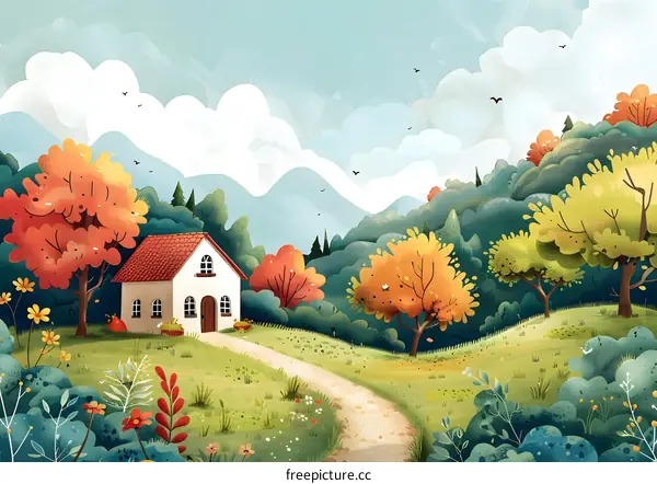 Small house in the valley