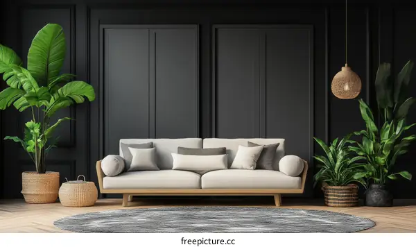 Modern Minimalist Living Room Interior Design