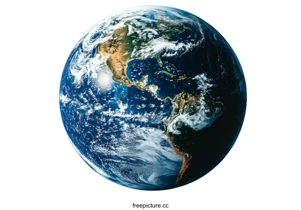 [Transparent Background PNG]Earth from Space: A Global Perspective