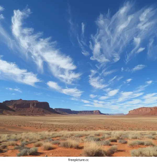 Beautiful clouds over Monument Valley