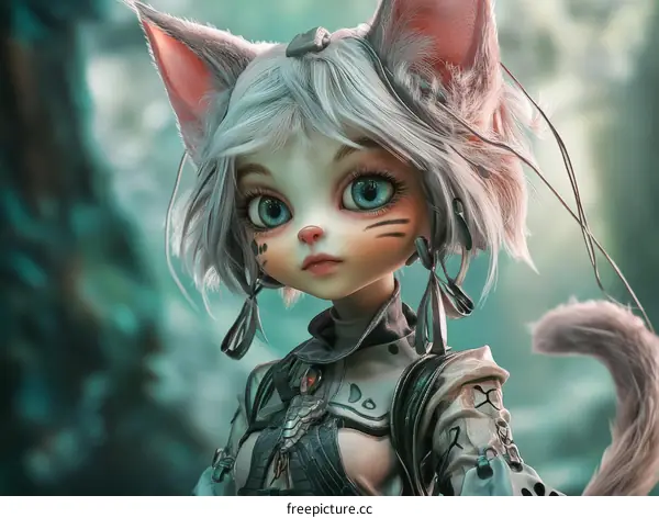 Cute Digital Fantasy Character Illustration