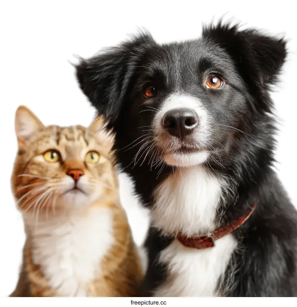 [Transparent Background PNG]Cute Pets Close Up Portrait