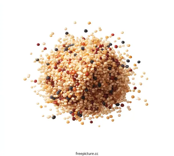 Colorful Quinoa Mixture Close-up