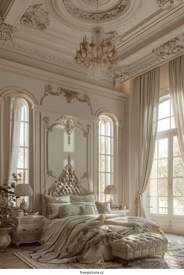 European luxury bedroom