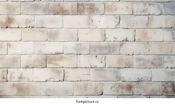 White Brick Wall Texture