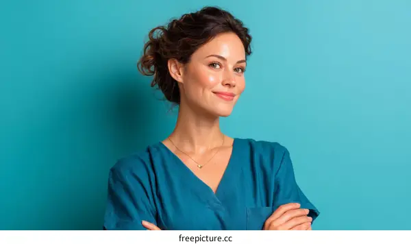 Confident Female Healthcare Professional Portrait