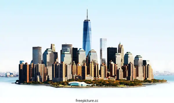New York City Skyline Panorama View
