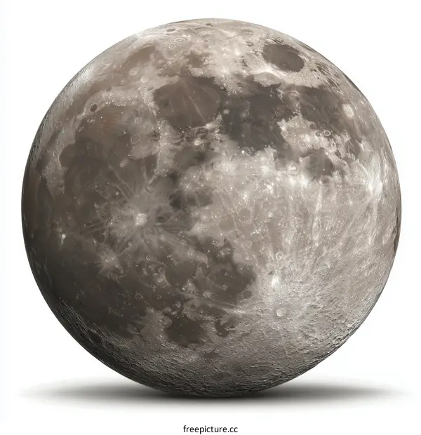 Detailed Image of the Moon Surface