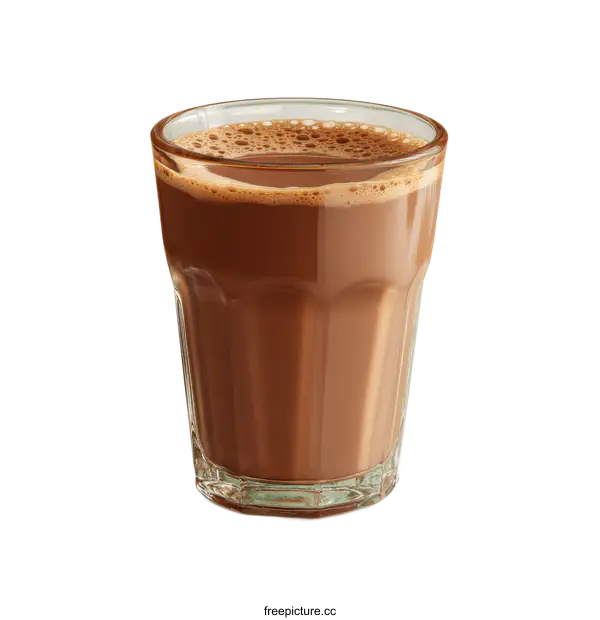 [Transparent Background PNG]Delicious Hot Chocolate in a Glass