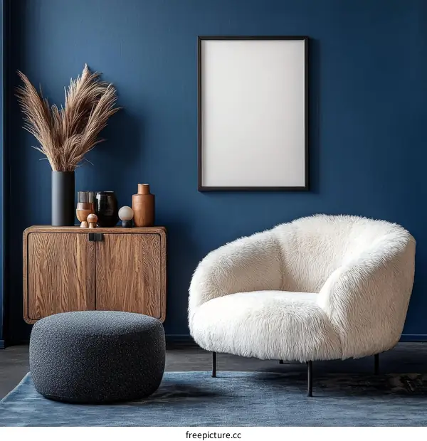 Modern Living Room Interior Design with Cozy Furniture