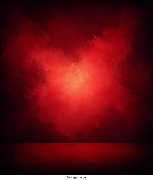Intense Red Studio Backdrop for Photography