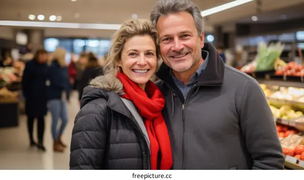 A Couple Grocery Shopping