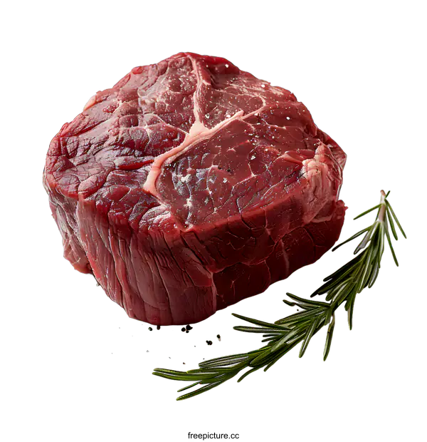 [Transparent Background PNG]raw beef tenderloin