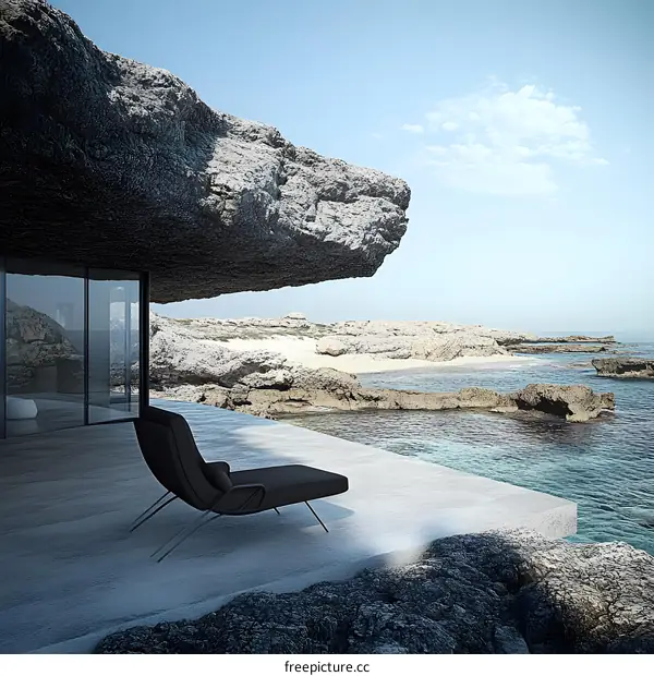 Modern Cliffside Home with Ocean View