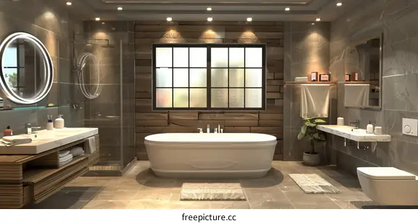 Modern Luxurious Bathroom Interior Design