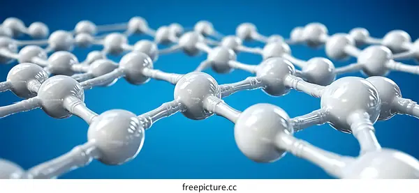 Graphene Atomic Structure Illustration