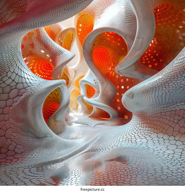 Futuristic Organic Architecture Interior Concept Design