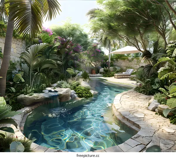 A tropical oasis in the heart of the city