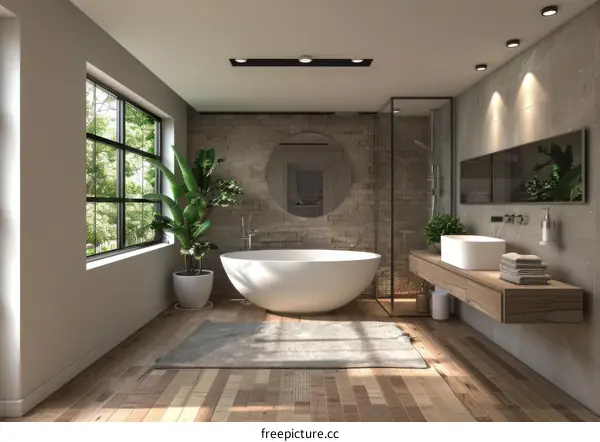 Modern Stylish Bathroom Interior Design