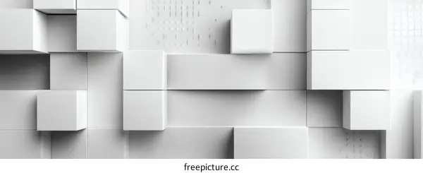 Abstract Geometric Cube Pattern Background