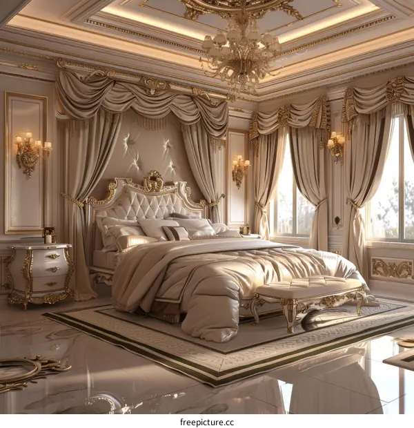 Luxury Classic Bedroom Interior Design