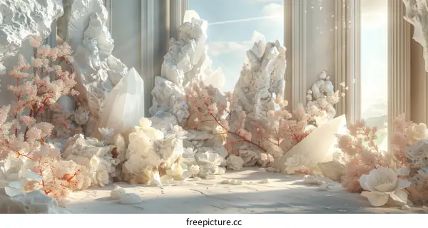 Elegant Crystal Interior Design Scene