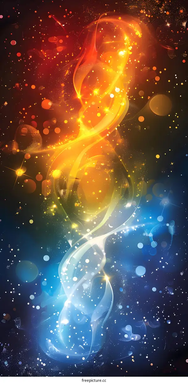 Abstract colorful plasma energy ball background