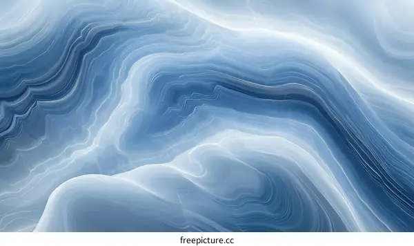 Abstract Blue Marble Texture Background Design