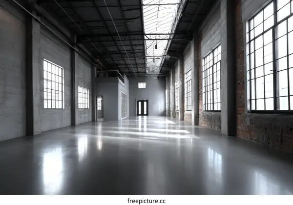 Industrial Loft Studio Interior Photography