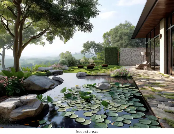 Nature and Modern Architecture Blended Seamlessly