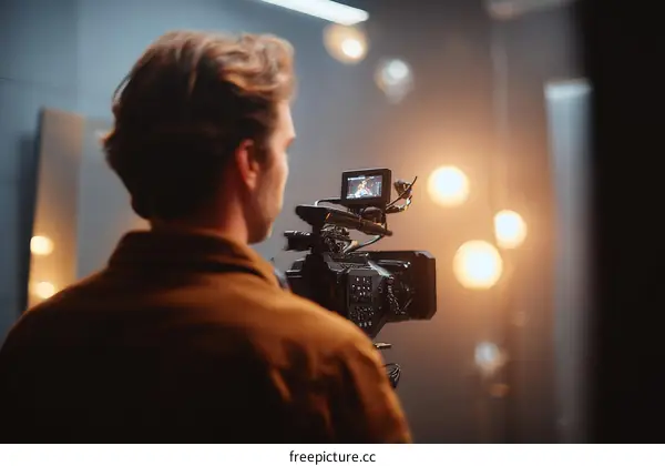 Filmmaking and Cinematography Back View