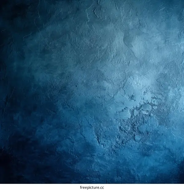 Blue concrete wall texture background