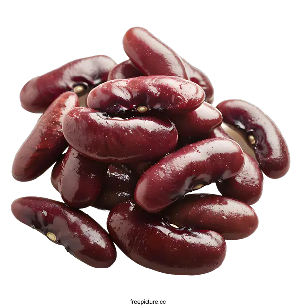 [Transparent Background PNG]Red Kidney Beans On White Background