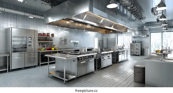 Modern Commercial Kitchen Design Interior